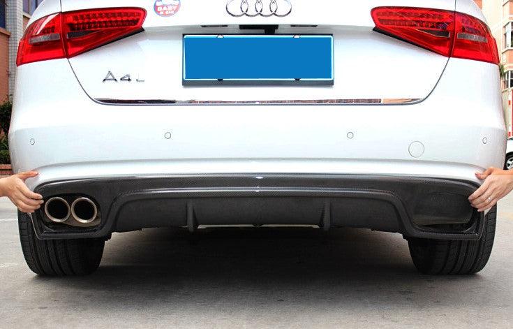 Audi A4 B8.5 R Style Carbon Fibre Rear Diffuser 13-15 by Carbon Factory-Carbon Factory