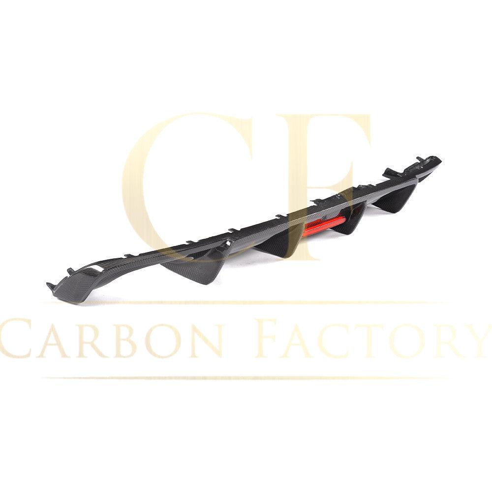 Audi A4 B9 Non S Line V Style Carbon Fibre Rear Diffuser 16-18 by Carbon Factory-Carbon Factory