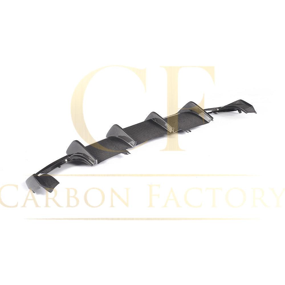 Audi A4 B9 Non S Line V Style Carbon Fibre Rear Diffuser 16-18 by Carbon Factory-Carbon Factory