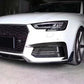 Audi A4 B9 S Line Carbon Fibre Fog Light covers 16-19 by Carbon Factory-Carbon Factory