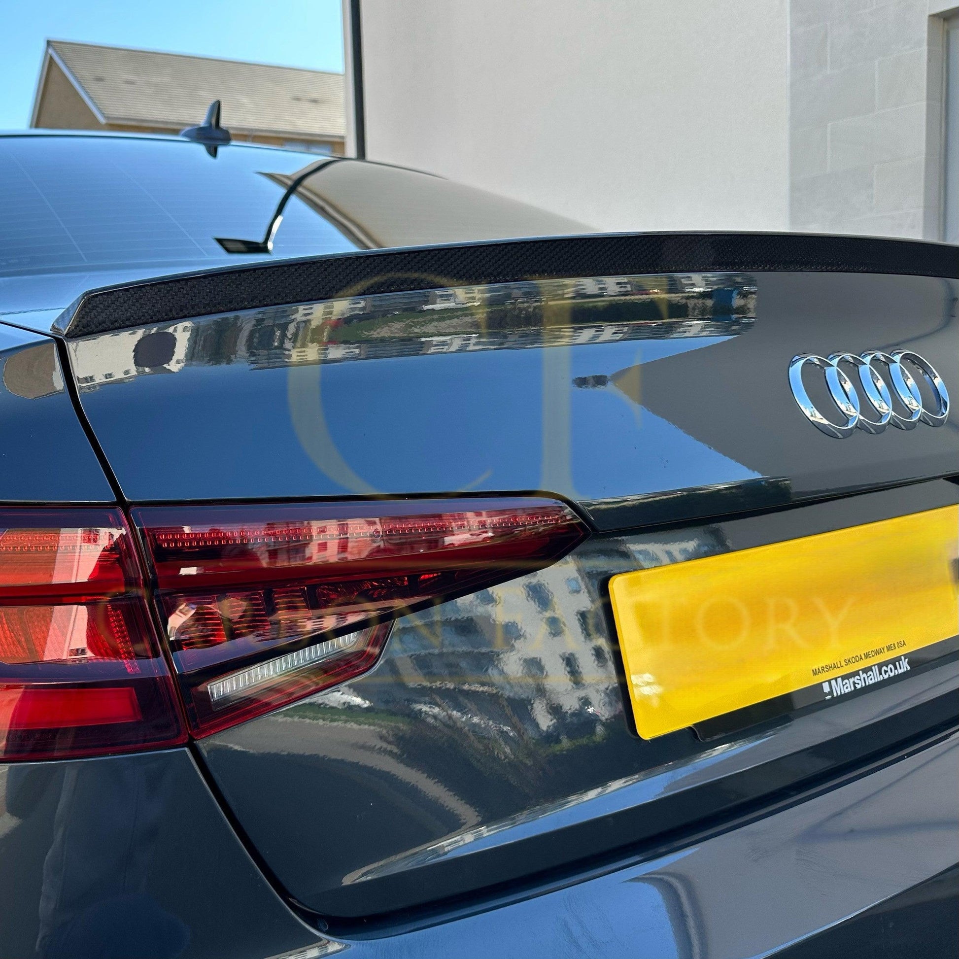 Audi A4 S4 B9 OEM Style Carbon Fibre Boot Spoiler 16-22 by Carbon Factory-Carbon Factory