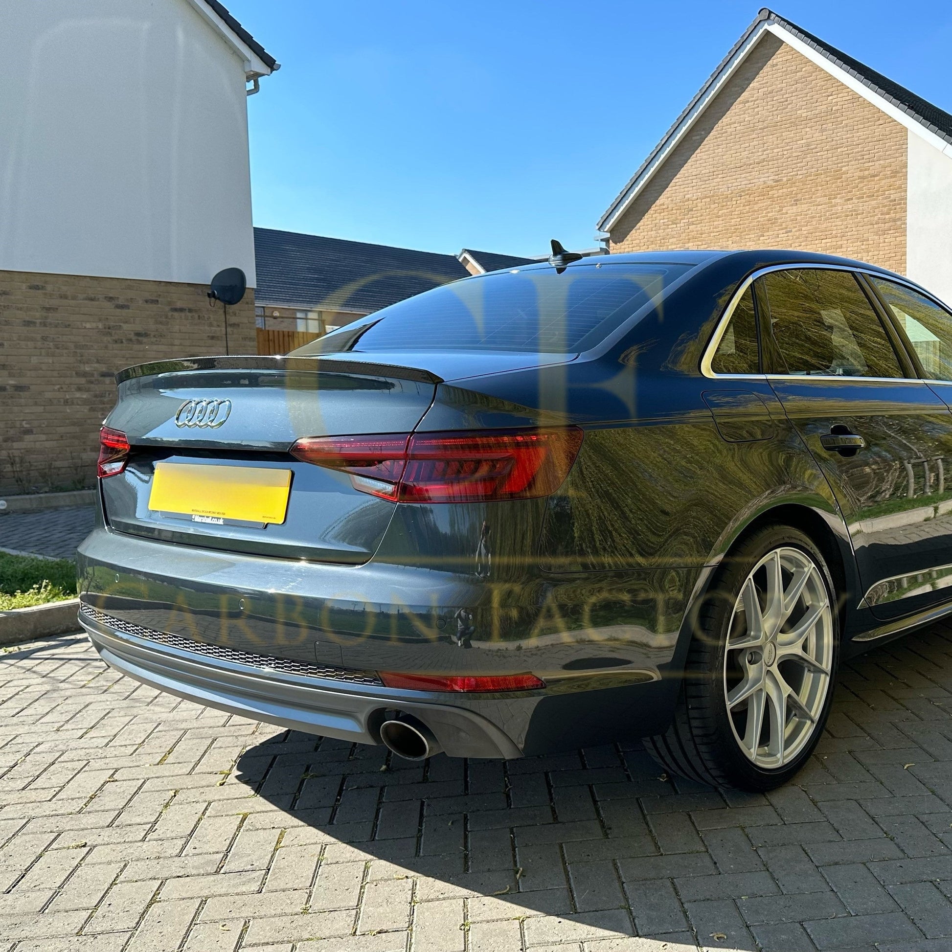 Audi A4 S4 B9 OEM Style Carbon Fibre Boot Spoiler 16-22 by Carbon Factory-Carbon Factory