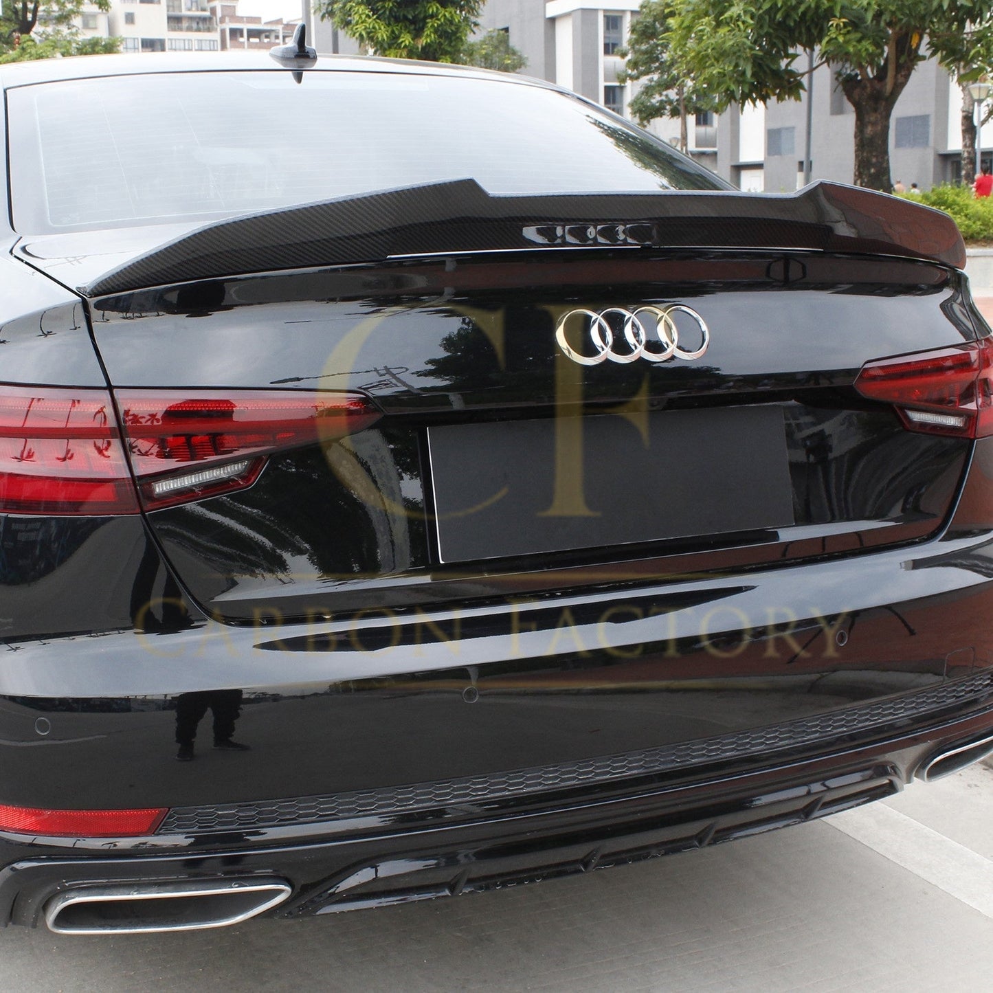 Audi A4 S4 B9 PSM Style Pre-preg Carbon Fibre Boot Spoiler 16-22 by Carbon Factory-Carbon Factory