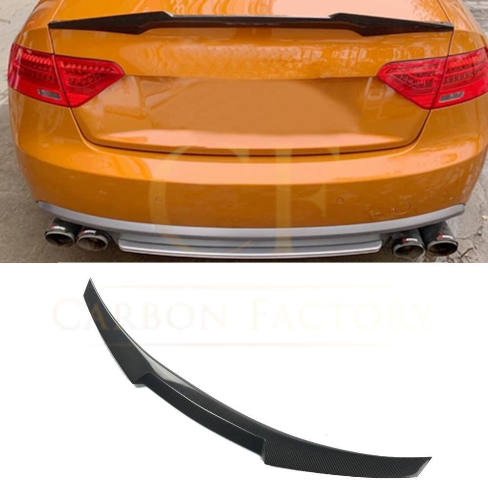 Audi B8 B8.5 A5 M Style Carbon Fibre Boot Spoiler 07-16-Carbon Factory