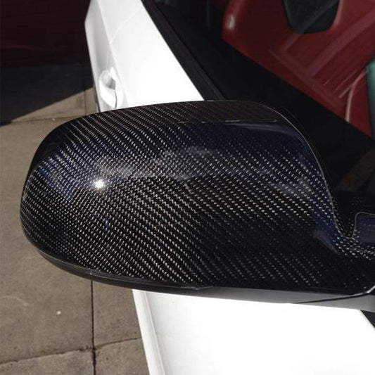 Audi B8 B8.5 A5 Replacement Carbon Mirror Covers 10-16 by Carbon Factory-Carbon Factory