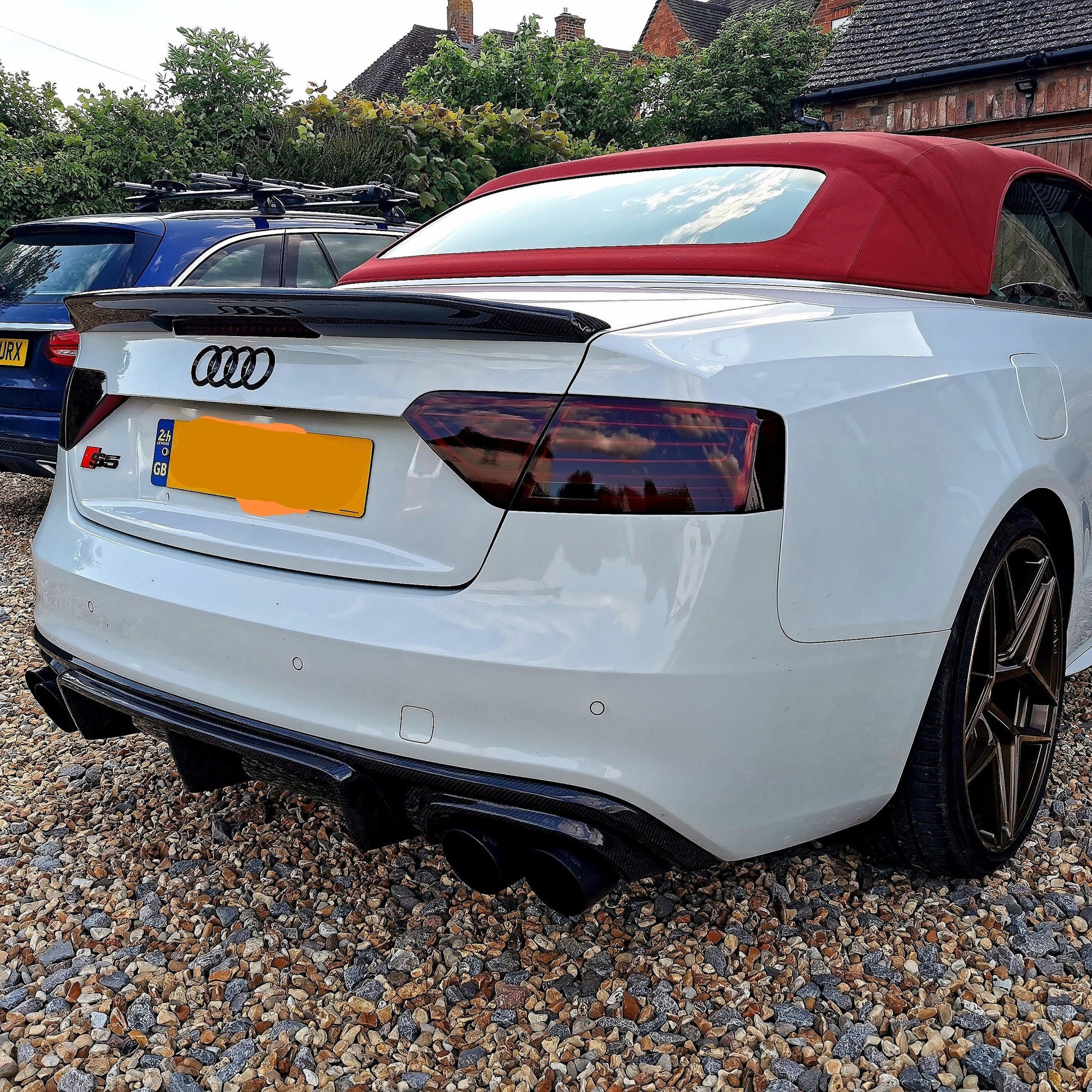 Audi B8.5 S5 & A5 S Line RS Style Carbon Fibre Rear Diffuser 11-16-Carbon Factory