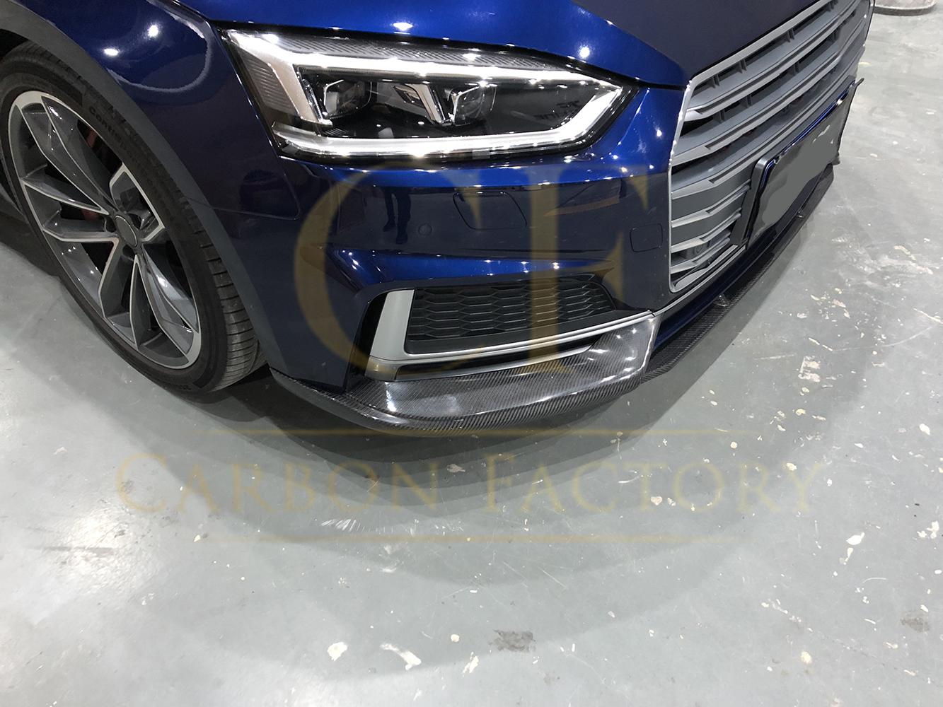 Audi B9 A5 S Line & S5 RS Style Carbon Fibre Front Splitter 17-19 by Carbon Factory-Carbon Factory