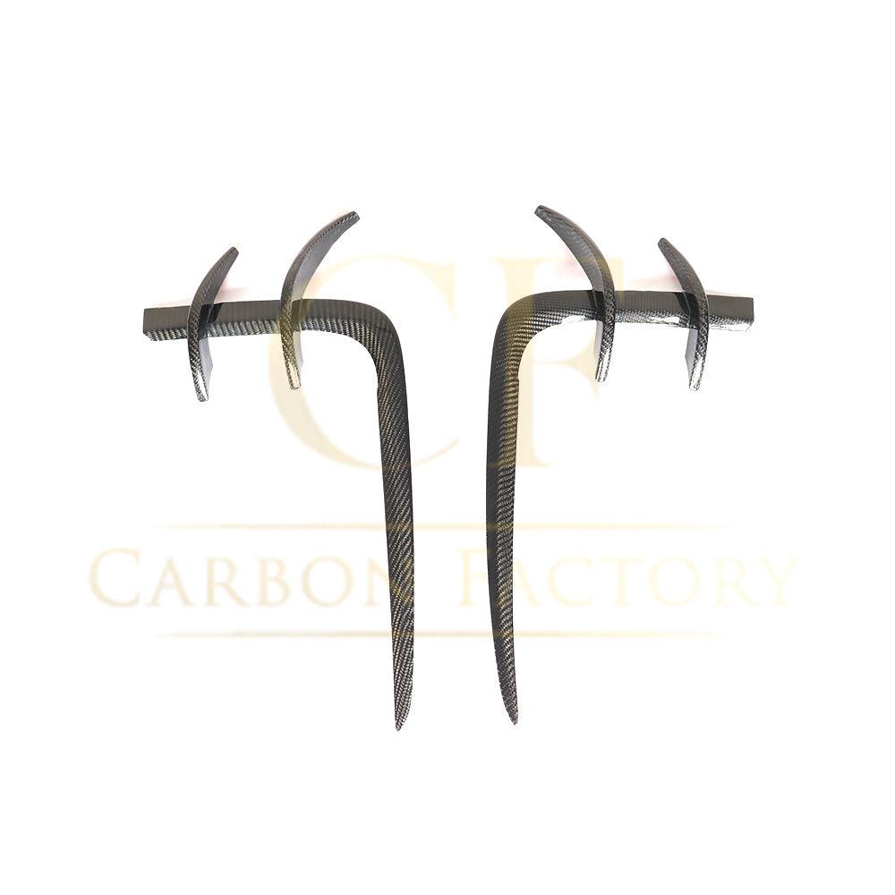 Audi B9 A5 S Line & S5 V Style Carbon Fibre Front Bumper Trims 17-19 by Carbon Factory-Carbon Factory