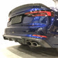 Audi B9 A5 S Line & S5 V Style Carbon Fibre Rear Diffuser 17-19 by Carbon Factory-Carbon Factory