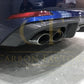 Audi B9 A5 S Line & S5 V Style Carbon Fibre Rear Diffuser 17-19 by Carbon Factory-Carbon Factory