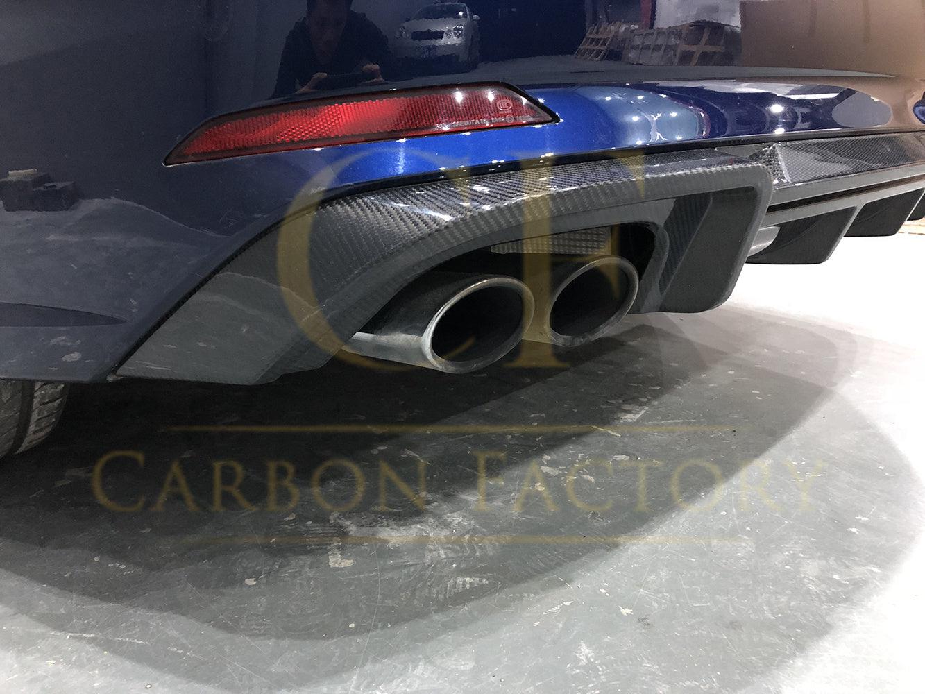 Audi B9 A5 S Line & S5 V Style Carbon Fibre Rear Diffuser 17-19 by Carbon Factory-Carbon Factory