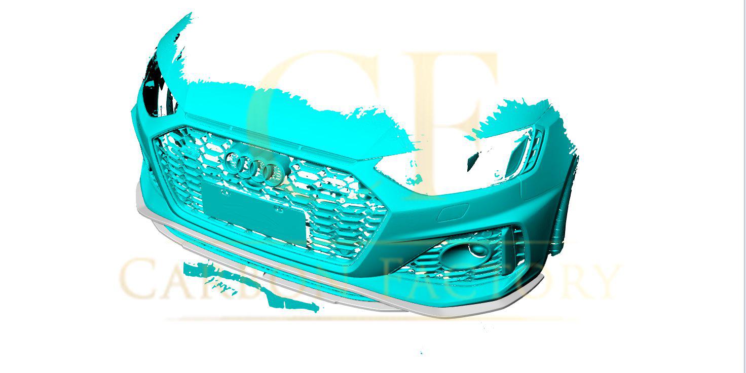 Audi B9 RS4 R Style Pre-Preg Carbon Fibre Front Splitter 19-22 by Carbon Factory-Carbon Factory