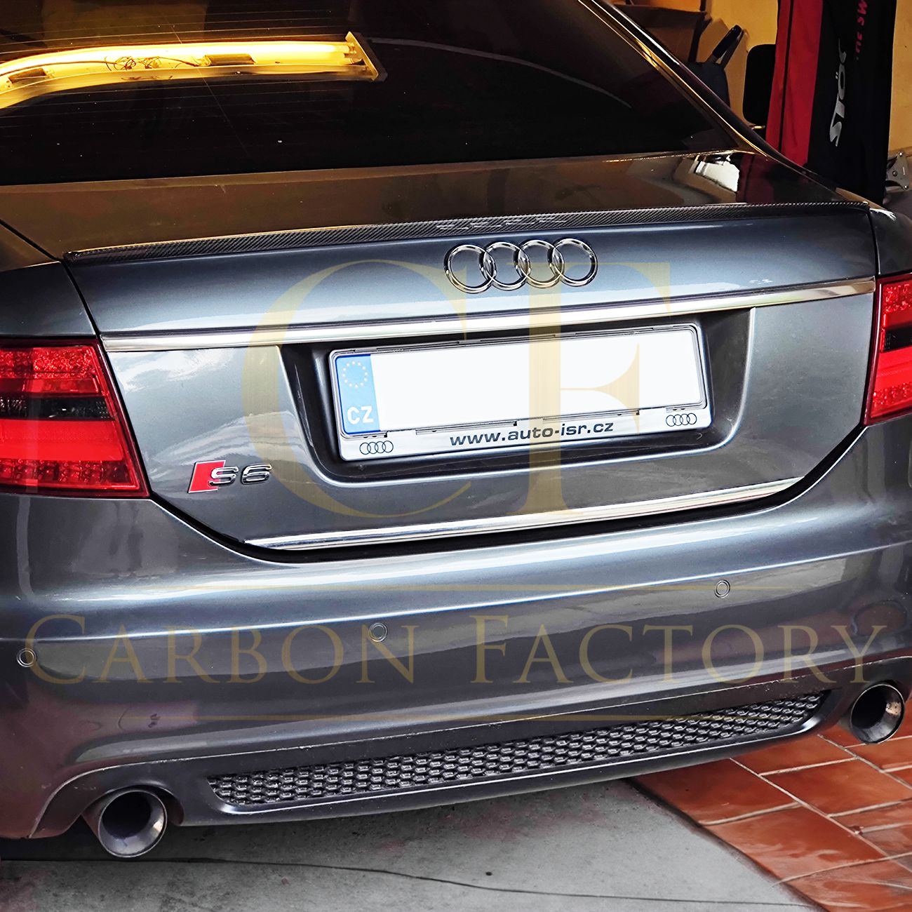 Audi C6 A6 S6 Style Carbon Fibre Boot Spoiler 04-11-Carbon Factory