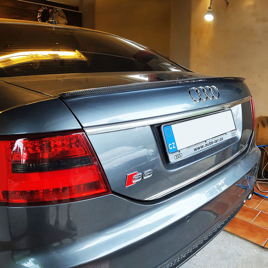 Audi C6 A6 S6 Style Carbon Fibre Boot Spoiler 04-11 by Carbon Factory-Carbon Factory