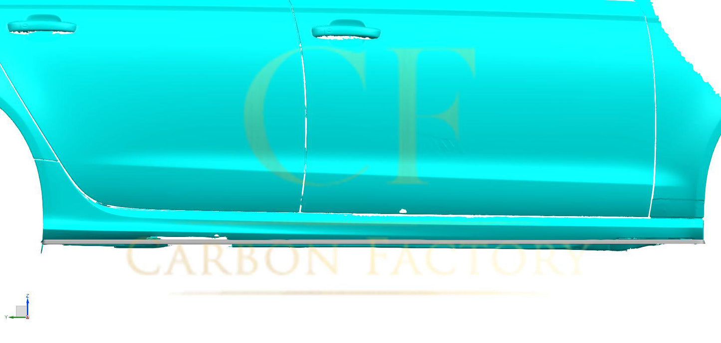 Audi C7 RS6 V Style Carbon Fibre Side Skirts 13-18 by Carbon Factory-Carbon Factory