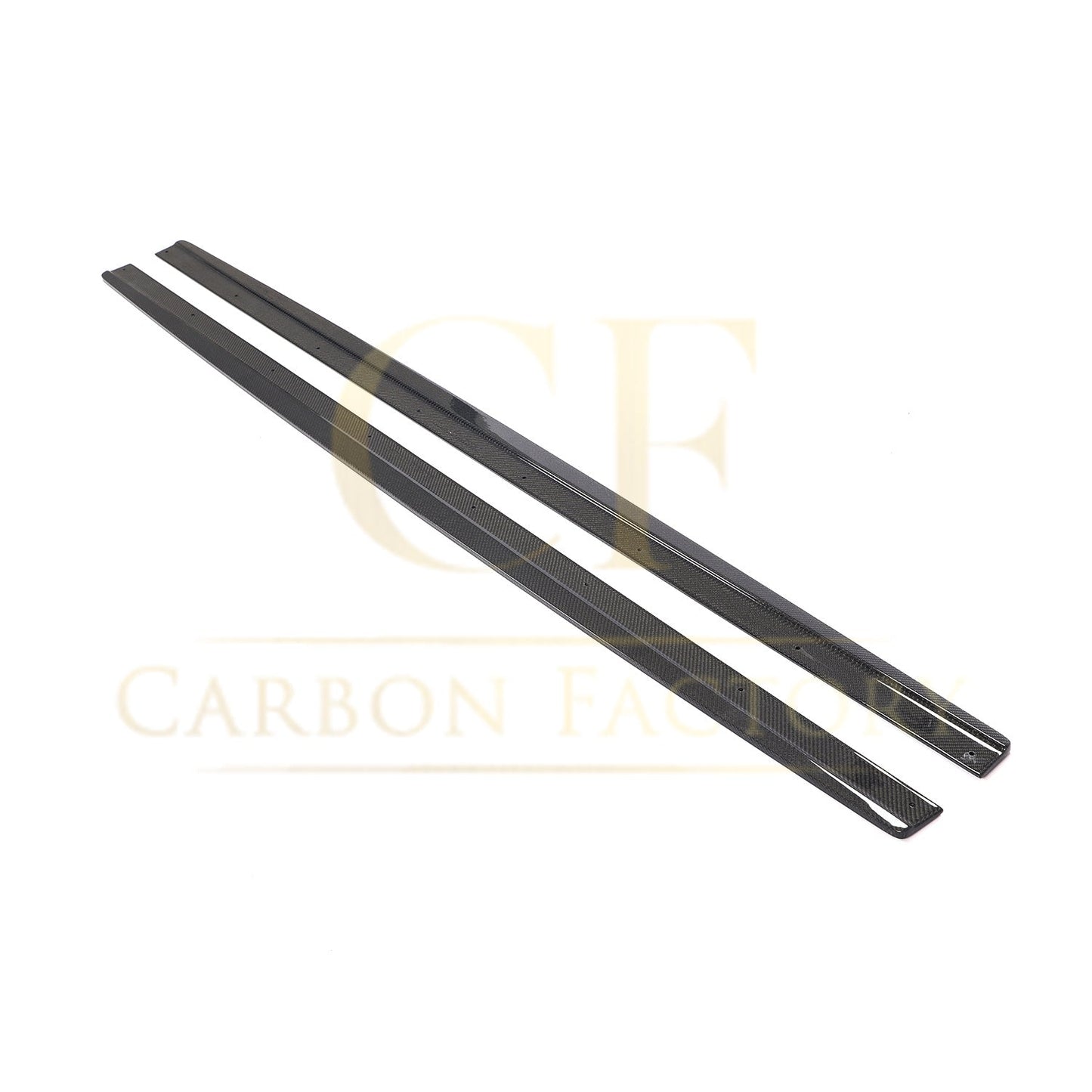 Audi C7 RS6 V Style Carbon Fibre Side Skirts 13-18 by Carbon Factory-Carbon Factory