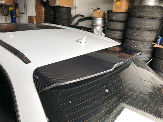 Audi C7.5 A6 Estate Carbon Fibre Roof Spoiler 15-18 by Carbon Factory-Carbon Factory