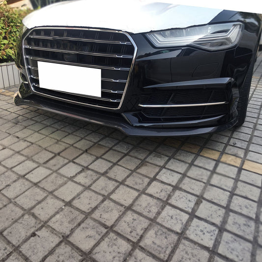 Audi C7.5 A6 S Line & S6 R Style Carbon Fibre Front Splitter 15-18 by Carbon Factory-Carbon Factory