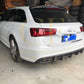 Audi C7.5 A6 S Line & S6 V Style Carbon Fibre Rear Diffuser 15-18 by Carbon Factory-Carbon Factory