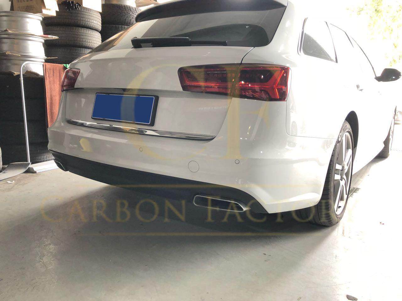 Audi C7.5 A6 S Line & S6 V Style Carbon Fibre Rear Diffuser 15-18 by Carbon Factory-Carbon Factory