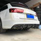 Audi C7.5 A6 S Line & S6 V Style Carbon Fibre Rear Diffuser 15-18 by Carbon Factory-Carbon Factory