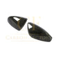 Audi C8 A6 RS6 A7 A8 Replacement Carbon Mirror Covers 19-23 (Left Hand Drive)-Carbon Factory