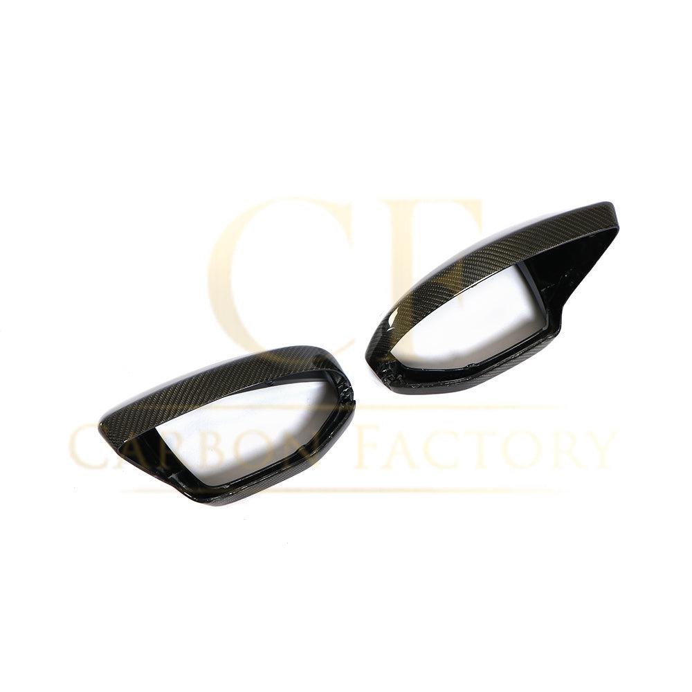 Audi C8 A6 RS6 A7 A8 Replacement Carbon Mirror Covers 19-23 (Left Hand Drive)-Carbon Factory