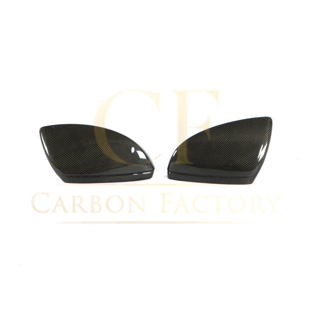 Audi C8 A6 RS6 A7 A8 Replacement Carbon Mirror Covers 19-23 (Left Hand Drive)-Carbon Factory