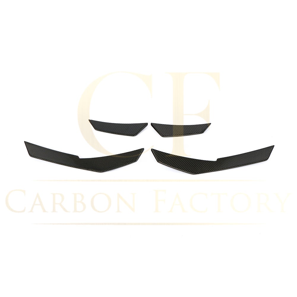 Audi R8 V10 Gen 2 Carbon Fibre Front Canards 4 pieces 15-19 by Carbon Factory-Carbon Factory