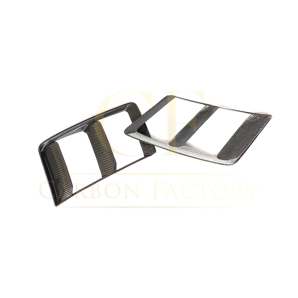 Audi R8 V10 Gen 2 Pre-Preg Carbon Fibre Front Bumper Side Trims 15-19 by Carbon Factory-Carbon Factory