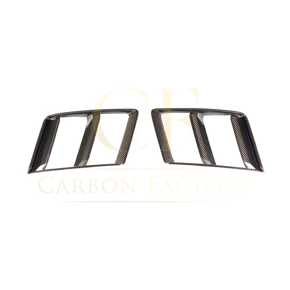 Audi R8 V10 Gen 2 Pre-Preg Carbon Fibre Front Bumper Side Trims 15-19 by Carbon Factory-Carbon Factory