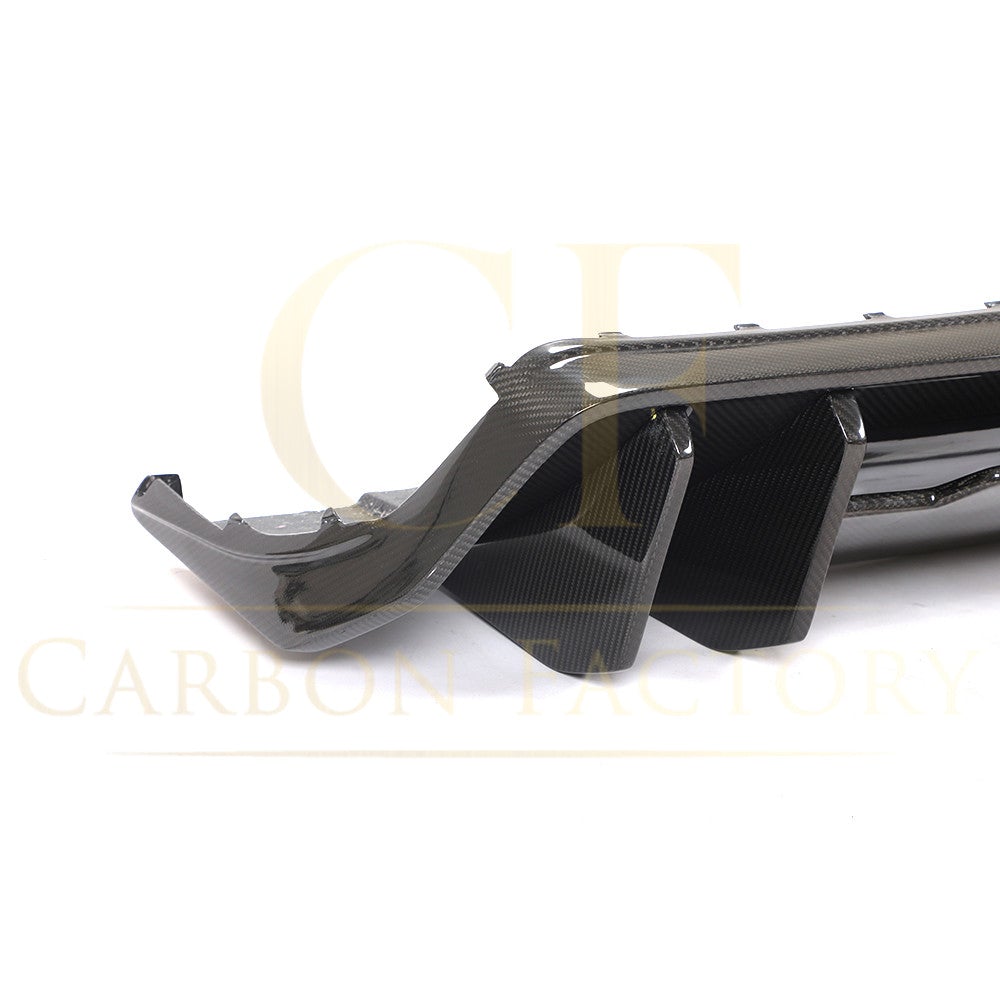 Audi R8 V10 Gen 2 Pre-Preg Carbon Fibre V Style Rear Diffuser 15-19 by Carbon Factory-Carbon Factory