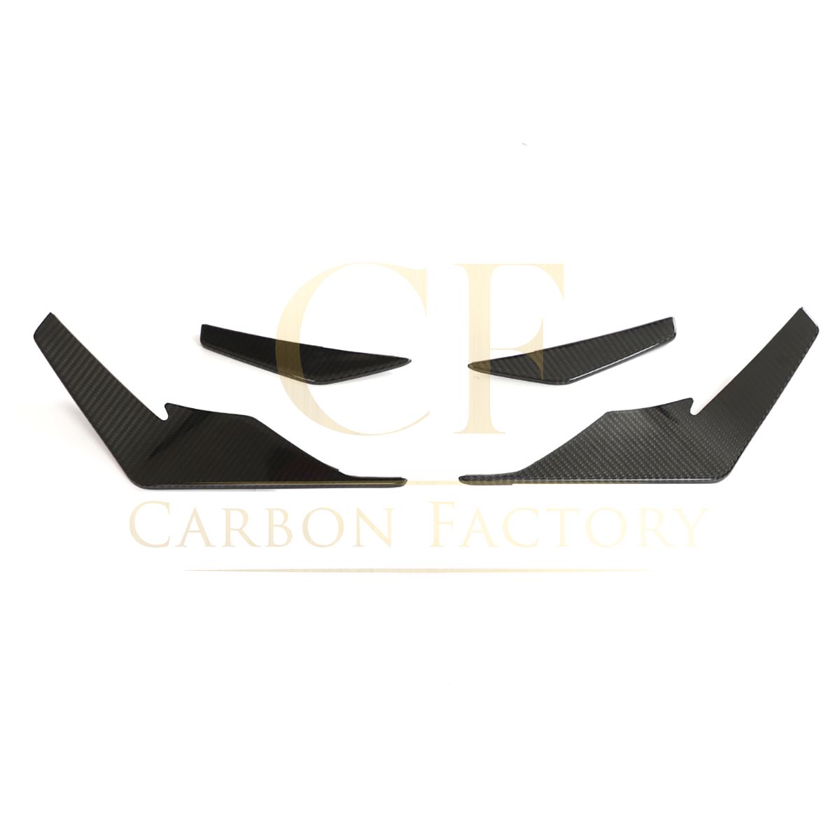 Audi R8 V10 Performance Style Pre-Preg Carbon Fibre Front Canards 22-Present-Carbon Factory