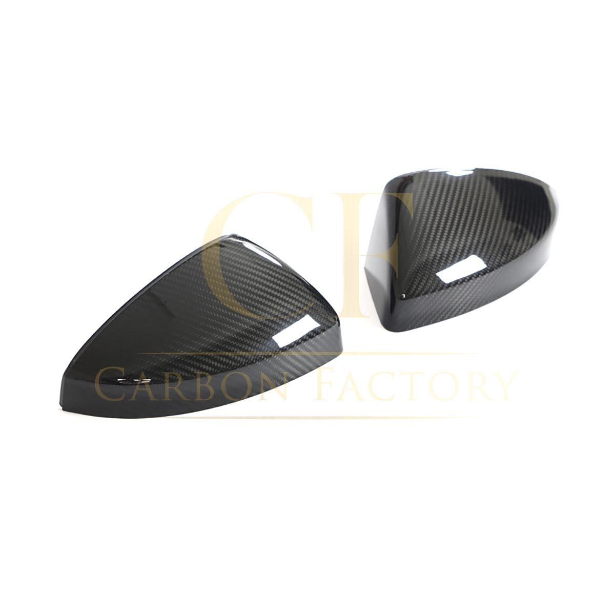 Audi R8 V10 Performance Style Pre-Preg Carbon Fibre Replacement Mirror Covers 22-Present-Carbon Factory