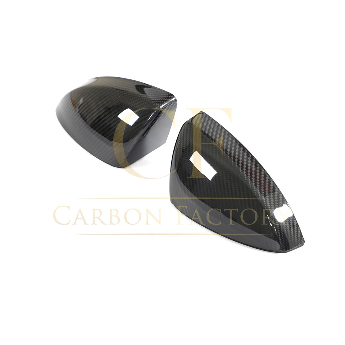 Audi R8 V10 Performance Style Pre-Preg Carbon Fibre Replacement Mirror Covers 22-Present-Carbon Factory