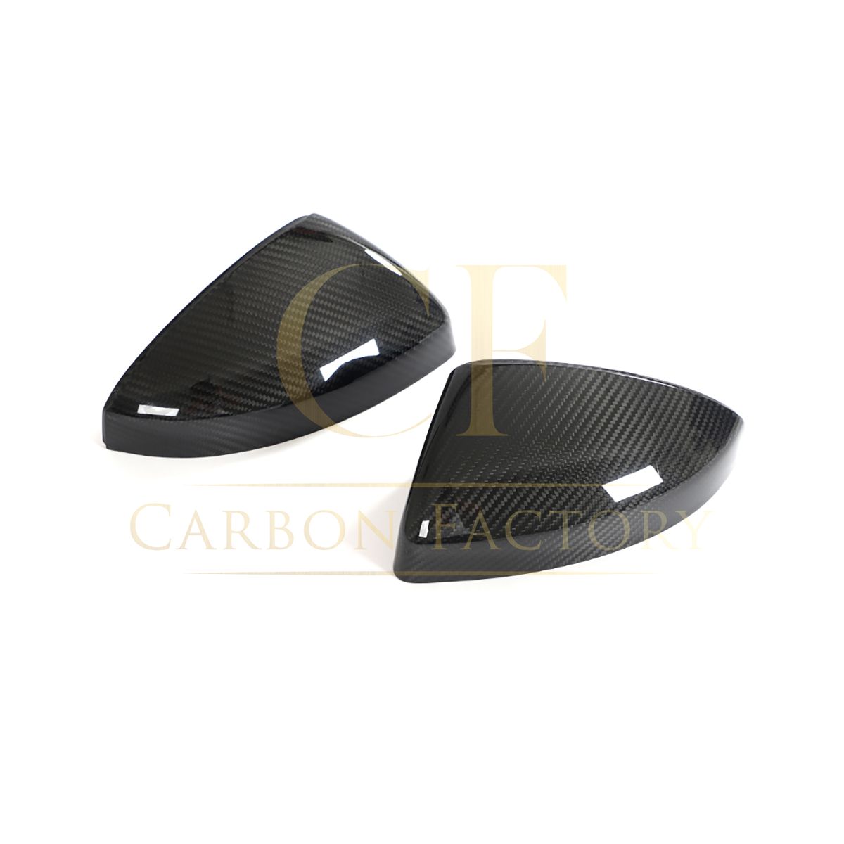 Audi R8 V10 Performance Style Pre-Preg Carbon Fibre Replacement Mirror Covers 22-Present by Carbon Factory-Carbon Factory