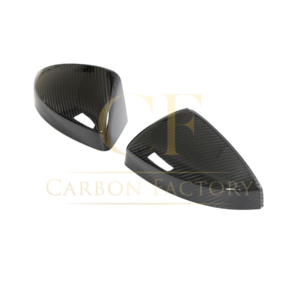 Audi R8 V10 Performance Style Pre-Preg Carbon Fibre Replacement Mirror Covers 22-Present by Carbon Factory-Carbon Factory