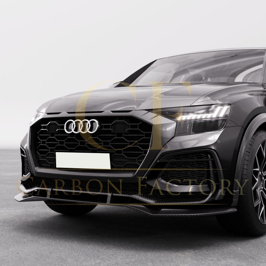 Audi RS Q8 Carbon Fibre Front Grille Trim 20-Present-Carbon Factory