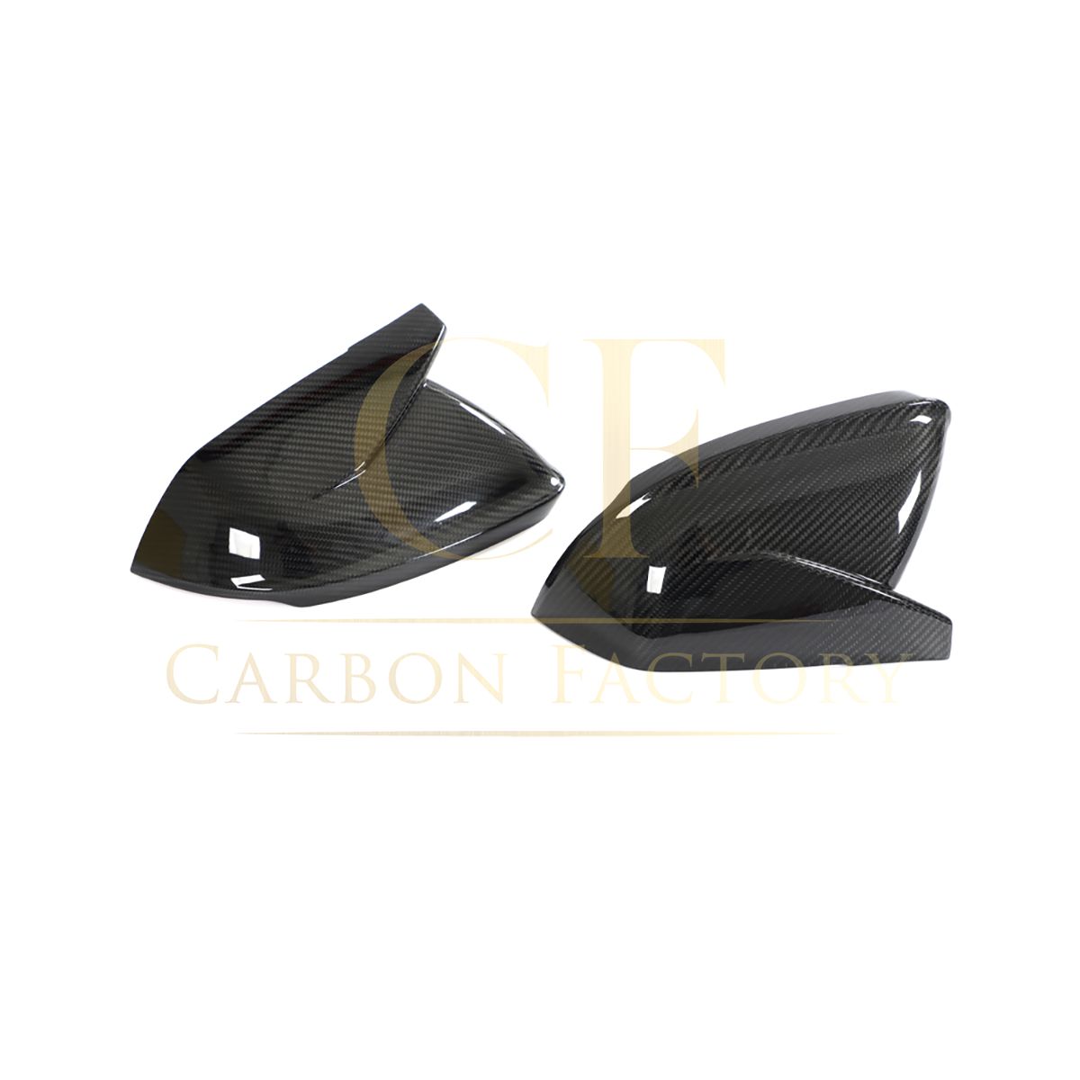 Audi RS Q8 OEM Style Pre-Preg Carbon Fibre Replacement Mirror Covers 20-Present by Carbon Factory-Carbon Factory