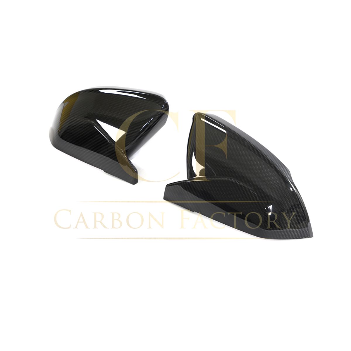 Audi RS Q8 OEM Style Pre-Preg Carbon Fibre Replacement Mirror Covers 20-Present by Carbon Factory-Carbon Factory