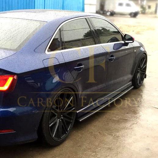 Audi S3 Saloon OEM Style Carbon Fibre Side Skirts 13-19 by Carbon Factory-Carbon Factory