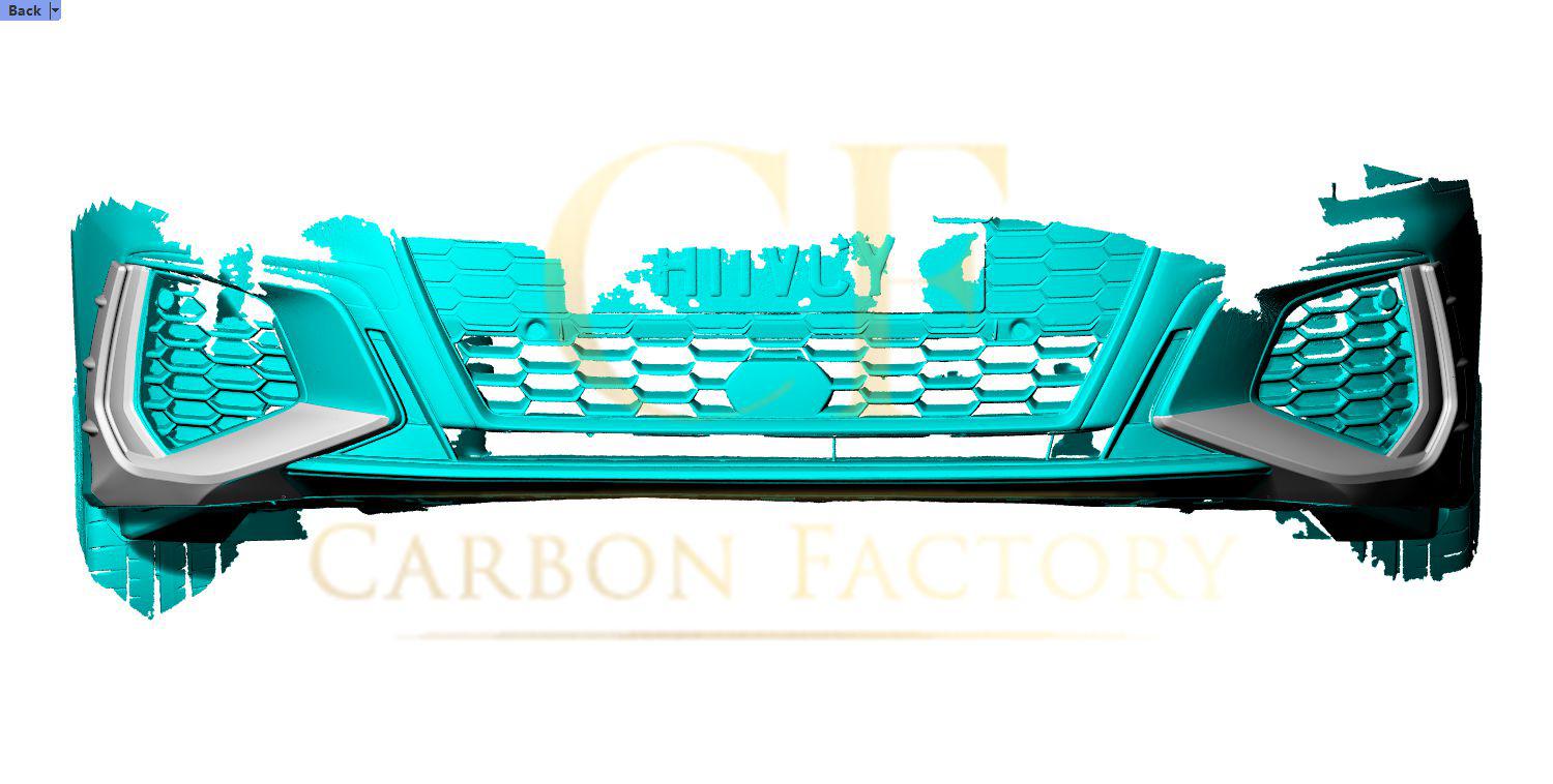 Audi S3 Saloon V Style Carbon Fibre Front Canards 21-Present by Carbon Factory-Carbon Factory