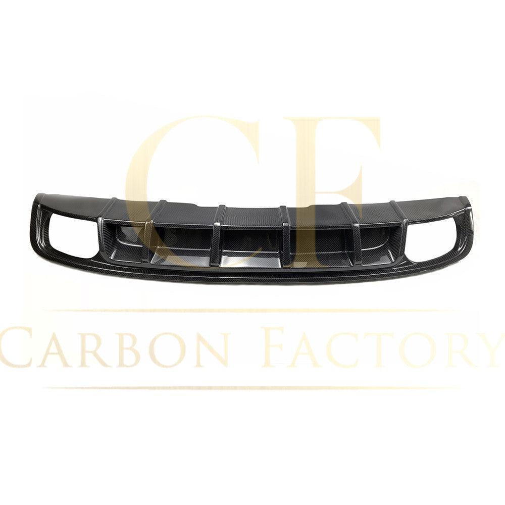 Audi S4 B9 A4 S Line V Style Carbon Fibre Rear Diffuser 16-18 by Carbon Factory-Carbon Factory