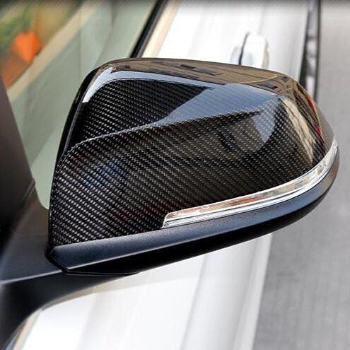 BMW 1 2 3 4 Series Carbon Fibre Replacement Mirror Covers OEM Style by Carbon Factory-Carbon Factory