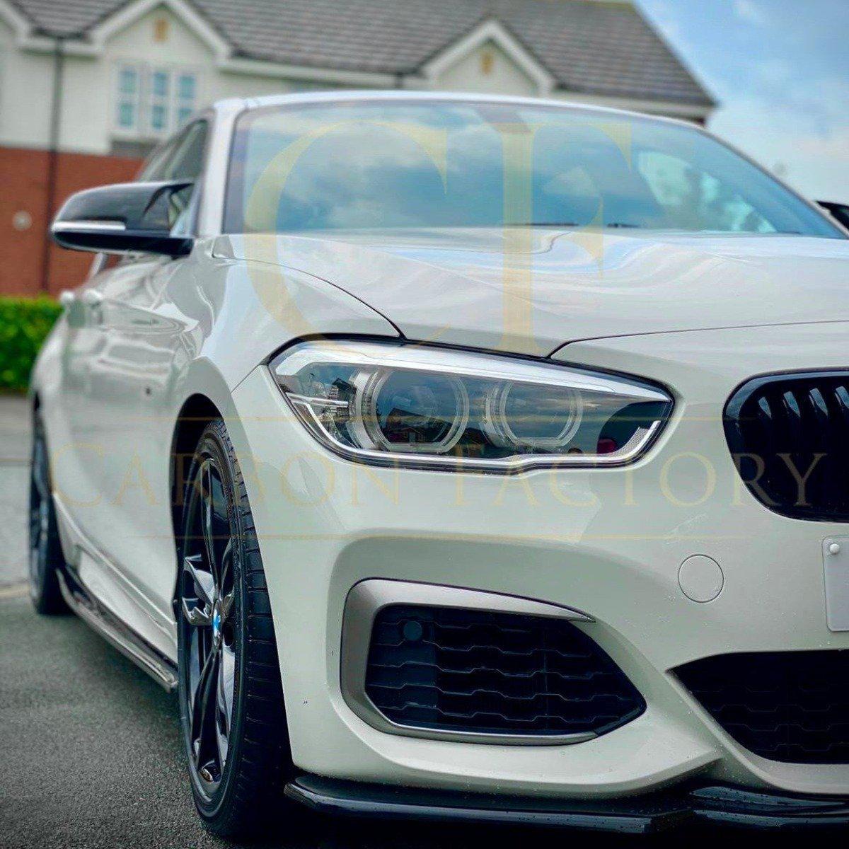 BMW 1 2 3 4 Series M4 Style Gloss Black Replacement Mirror Covers by Carbon Factory-Carbon Factory