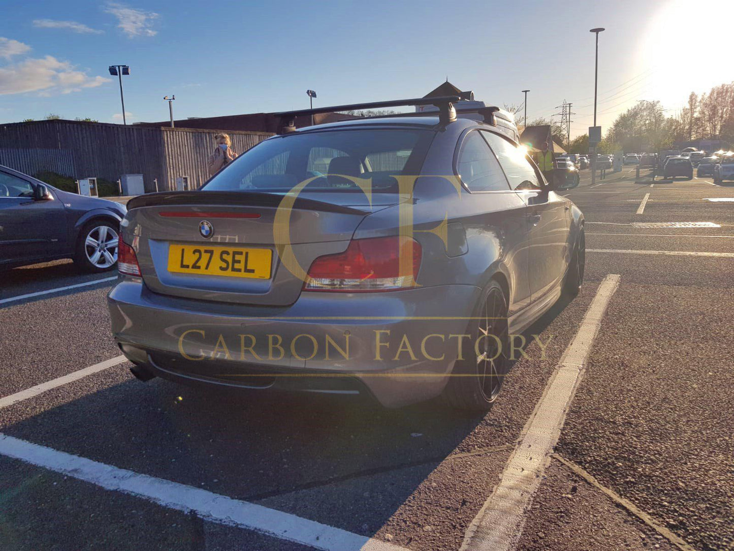 BMW 1 Series E82 Carbon Fibre Boot Spoiler MP Style 2007-2013-Carbon Factory