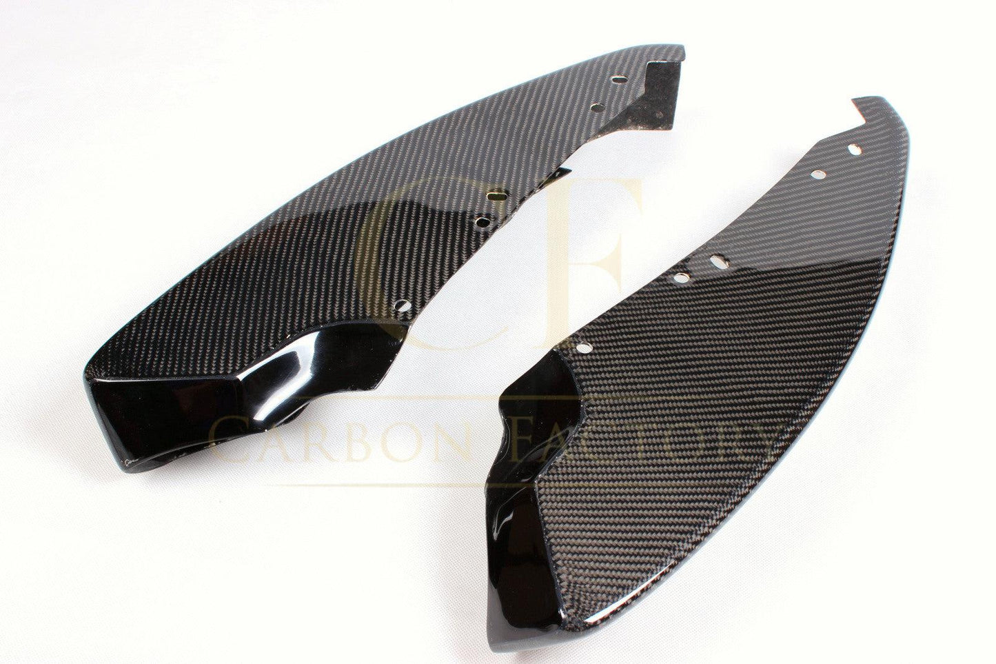 BMW 1 Series E82 Coupe Carbon Fibre Front Splitter Covers 07-10 by Carbon Factory-Carbon Factory