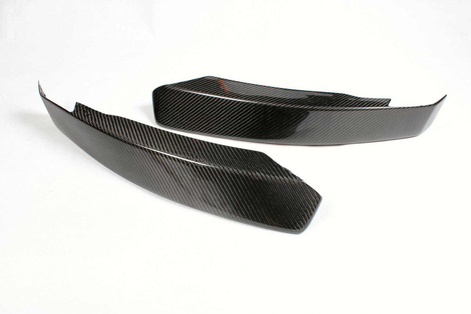 BMW 1 Series E82 Coupe Carbon Fibre Front Splitter Covers 07-10 by Carbon Factory-Carbon Factory