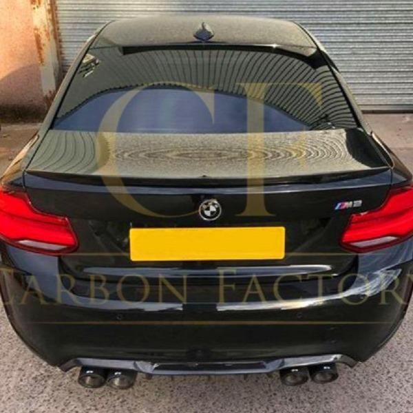 BMW 2 Series F22 F87 M2 MP Style Carbon Fibre Boot Spoiler 13-21 by Carbon Factory-Carbon Factory