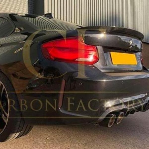 BMW 2 Series F22 F87 M2 MP Style Carbon Fibre Boot Spoiler 13-21 by Carbon Factory-Carbon Factory